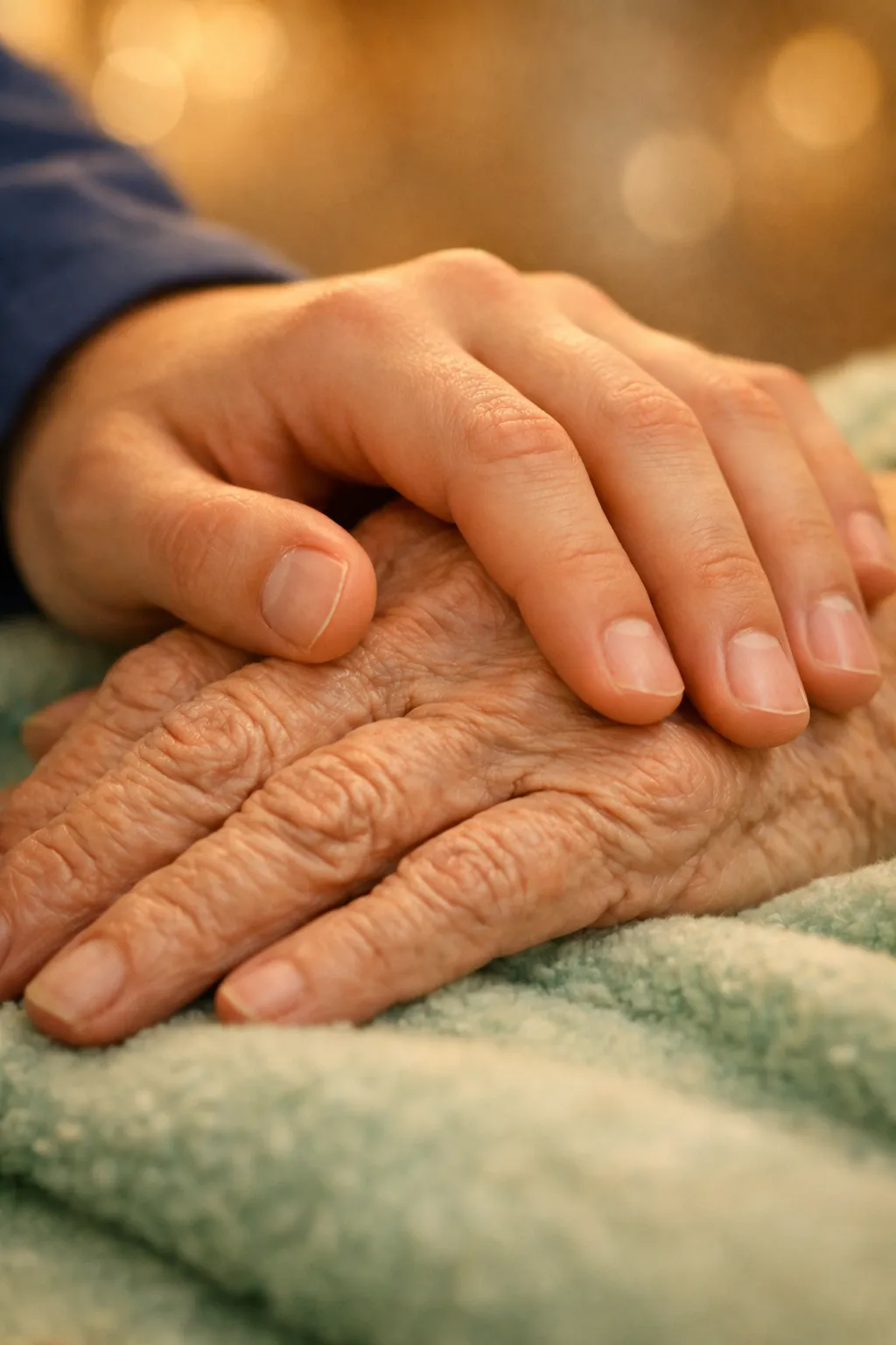 Pflegepersonal hilft Patienten